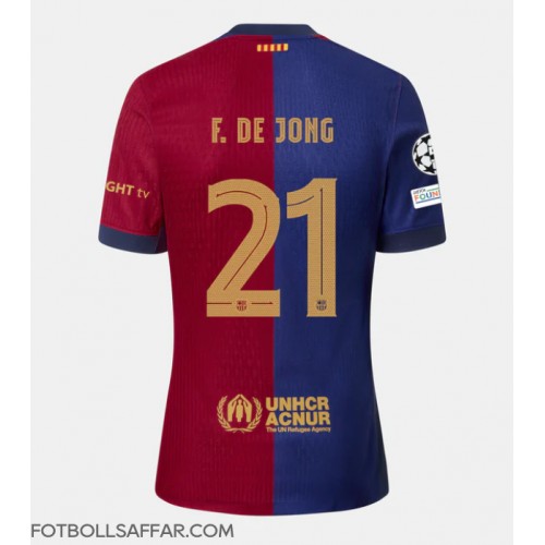 Barcelona Frenkie de Jong #21 Hemmatröja 2024-25 Kortärmad